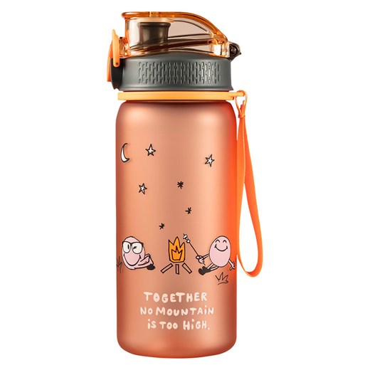 Jack Wolfskin Bidon &quot;Smiley World&quot; w kolorze pomarańczowym - 500 ml ze sklepu Limango Polska w kategorii Naczynia dziecięce - zdjęcie 171321896