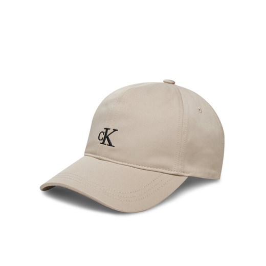Czapka z daszkiem Calvin Klein Jeans IU0IU00150 Beżowy ze sklepu eobuwie.pl w kategorii Czapki dziecięce - zdjęcie 182036388