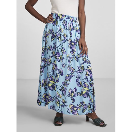YAS Spódnica maxi 26026340 Niebieski Regular Fit ze sklepu MODIVO w kategorii Spódnice - zdjęcie 184197038