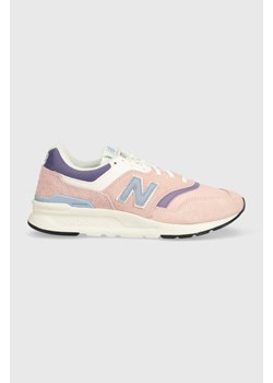 New Balance sneakersy CW997HVG kolor różowy CW997HVG-HVG ze sklepu ANSWEAR.com w kategorii Buty sportowe damskie - zdjęcie 148311445