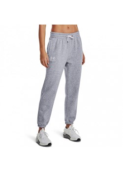 Damskie spodnie dresowe Under Armour UA Icon Fleece Jogger - szare ze sklepu Sportstylestory.com w kategorii Spodnie damskie - zdjęcie 150766557