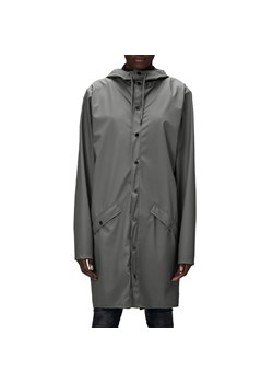 Kurtka Rains Long Jacket 12020-13 - szara ze sklepu streetstyle24.pl w kategorii Kurtki damskie - zdjęcie 162821506