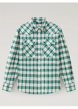 Woolrich Koszula w kolorze zielono-białym ze sklepu Limango Polska w kategorii Koszule męskie - zdjęcie 166372375