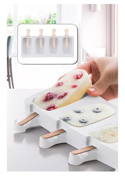 Violeta Home Foremka w kolorze białym do lodów - 9 x 12 x 5 cm ze sklepu Limango Polska w kategorii Akcesoria kuchenne - zdjęcie 170995529