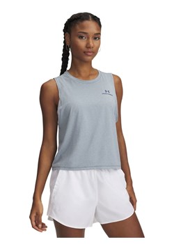Under Armour Top sportowy &quot;Vanish Energy&quot; w kolorze szarym ze sklepu Limango Polska w kategorii Bluzki damskie - zdjęcie 179794827