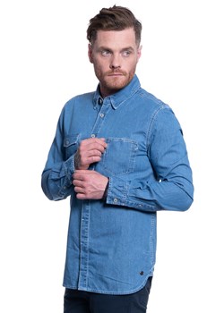MĘSKA KOSZULA JEANSOWA MUSTANG CASPER DNM HIPSTER 1010159 5000 300 ze sklepu YouNeedit.pl w kategorii Koszule męskie - zdjęcie 180301725