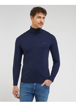 LEE HIGH NECK KNIT MĘSKI SWETER ELEGANCKI CIEPŁY SKY BLUE 112342994 L83C016371 ze sklepu YouNeedit.pl w kategorii Swetry męskie - zdjęcie 180316718