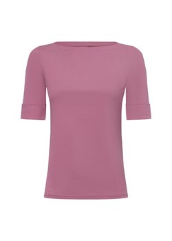 Lauren Ralph Lauren Koszulka damska Kobiety Bawełna brudny róż jednolity ze sklepu vangraaf w kategorii Bluzki damskie - zdjęcie 180339405