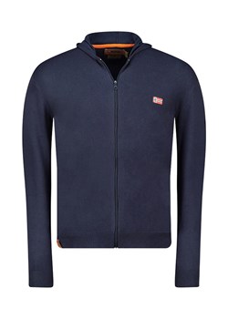 Geographical Norway Kardigan &quot;Felinood&quot; w kolorze granatowym ze sklepu Limango Polska w kategorii Swetry męskie - zdjęcie 180352716