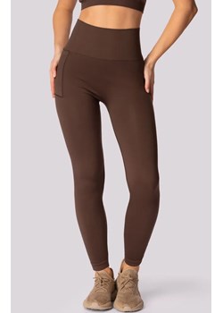 Mona legginsy damskie w kolorze caffe Base, Kolor caffe, Rozmiar S/M, Mona ze sklepu Intymna w kategorii Spodnie damskie - zdjęcie 181932078