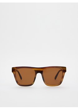 Reserved - Okulary przeciwsłoneczne Wayfarer - brązowy - id: 577DZ-88X - marki Reserved - 181974249 Reserved - Okulary przeciwsłoneczne Wayfarer - brązowy ze sklepu Reserved w kategorii Okulary przeciwsłoneczne męskie - zdjęcie 181974249