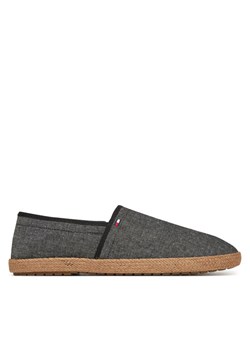 Tommy Hilfiger Espadryle Hilfiger Chambray Espadrille FM0FM05391 Czarny ze sklepu MODIVO w kategorii Espadryle męskie - zdjęcie 182597198