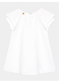 United Colors Of Benetton Sukienka codzienna 3LHAAV006 Biały Regular Fit ze sklepu MODIVO w kategorii Sukienki niemowlęce - zdjęcie 182633895