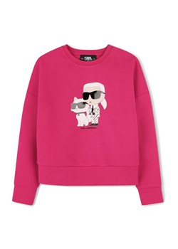 Karl Lagerfeld Kids Bluza Z30472 D Różowy Regular Fit ze sklepu MODIVO w kategorii Bluzy dziewczęce - zdjęcie 183947076